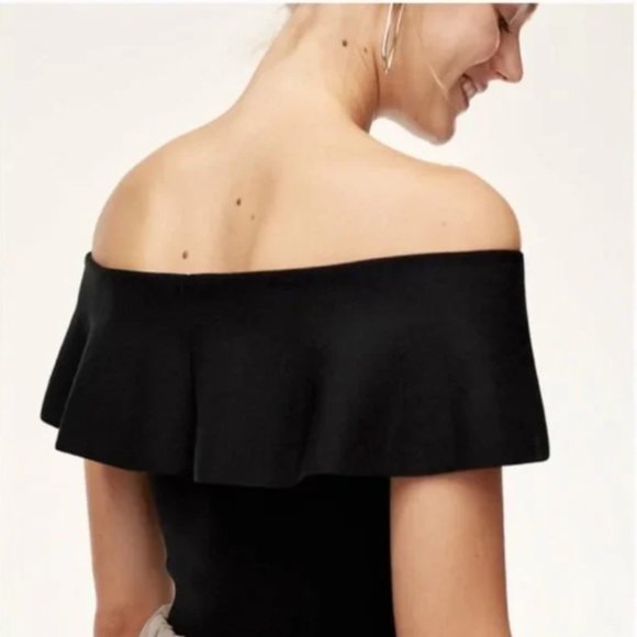 Aritzia Babaton Marek Knit Top sz XXS - Picture 3 of 8